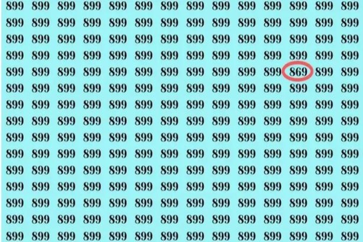 Egy szám különbözik a többitől